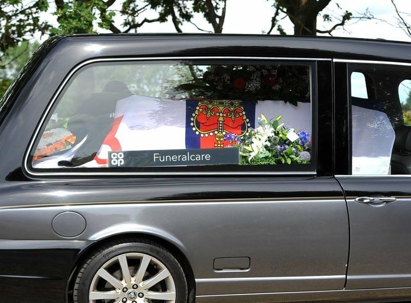 Mike Cole's funeral